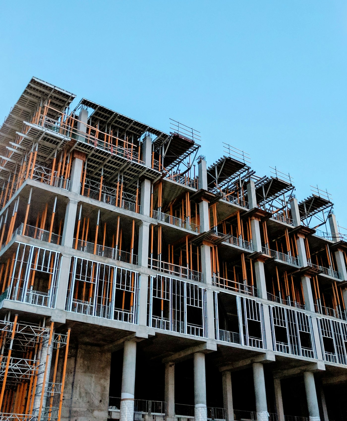 Residential building under construction in Argentina
